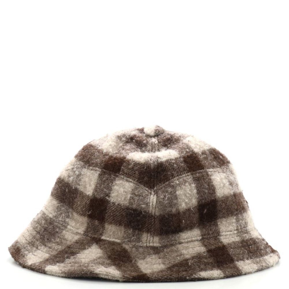Gucci Embroidered Patch Bucket Hat Wool Large Brown, Multicolor - Picture 4 of 7